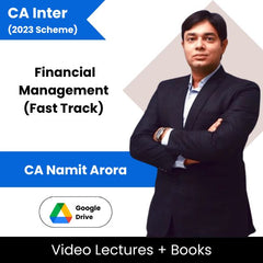 CA Inter (2023 Scheme) Financial Management (Fast Track) Video Lectures By CA Namit Arora (Google Drive)