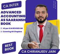 CA Inter – Advanced Accounting (AS) SAARANSH Book – 3rd Edition by CA Chiranjeev Jain