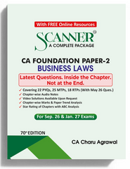 Shuchita Scanner CA Foundation Paper-2 Business Laws Green Edition