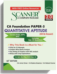Shuchita Scanner CA Foundation Paper-3 Quantitative Aptitude Green Edition.