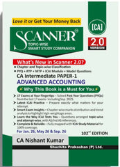 Shuchita Scanner CA Inter Paper - 1 Advanced Accounting Green Edition