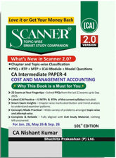 Shuchita Scanner CA Inter Paper - 4 Cost and Management Accounting Green Edition
