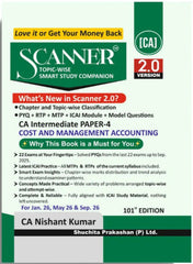 Shuchita Scanner CA Inter Paper - 4 Cost and Management Accounting Green Edition