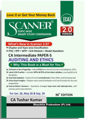 Shuchita Scanner CA Inter Paper - 5 Auditing and Ethics Green Edition