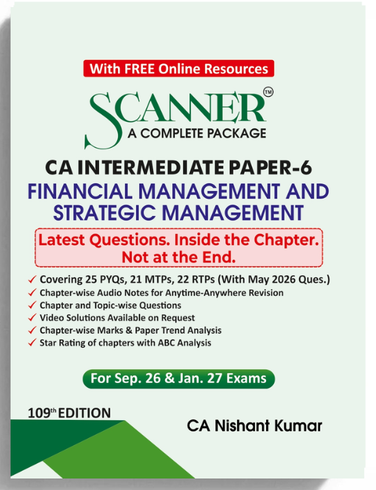 Shuchita Scanner CA Inter Paper - 6 Financial Management and Strategic Management Green Edition