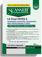 Shuchita Scanner CA Final Paper - 3 Advanced Auditing Assurance & Professional Ethics Green Edition