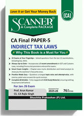 Shuchita Scanner CA Final Paper-5 Indirect Tax Laws Green Edition