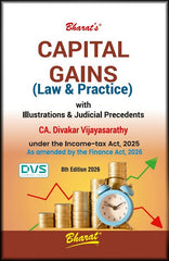 Bharat’s Capital Gains (Law and Practice) Book by CA. Divakar Vijayasarathy