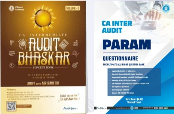 CA Inter (2023 Scheme) Audit Book Set by CA Ravi Taori