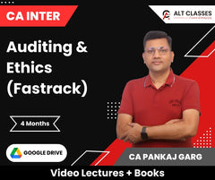 CA Inter Auditing & Ethics (Fastrack) Video Lectures by CA Pankaj Garg (Google Drive, 4 Months)