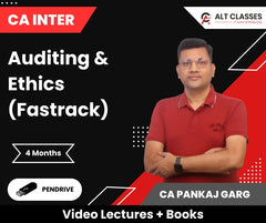 CA Inter Auditing & Ethics (Fastrack) Video Lectures by CA Pankaj Garg (Pen Drive, 4 Months)