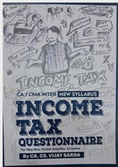 CA Inter (2023 Scheme) Direct Tax (Questionnaire) Book by CA Vijay Sarda