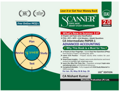 Shuchita Scanner CA Inter Paper - 1 Advanced Accounting Green Edition