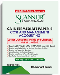 Shuchita Scanner CA Inter Paper - 4 Cost and Management Accounting Green Edition