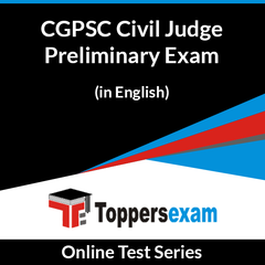 CGPSC Civil Judge Preliminary Exam Online Test Series (English)