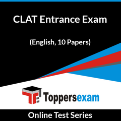 CLAT Entrance Exam Online Test Series (English, 10 Papers)