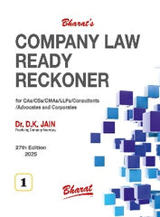 Bharat's Company Law Ready Reckoner Book by Dr D.K. Jain