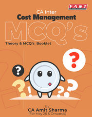 CA Inter Cost Management Full Book Set (Handwritten Notes + Question Bank + MCQ) By CA Amit Sharma