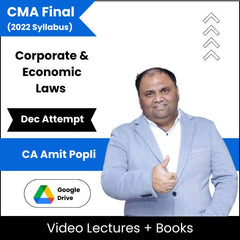 CMA Final (2022 Syllabus) Corporate & Economic Laws Video Lectures by CA Amit Popli Dec Attempt (Google drive)