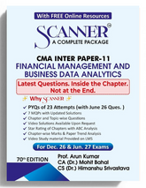 Shuchita Scanner CMA Inter Paper-11 Financial Management and Business Data Analytics Green Edition
