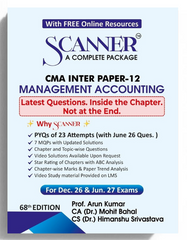 Shuchita Scanner CMA Inter Paper-12 Management Accounting Green Edition