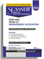 Shuchita Scanner CMA Inter Paper-12 Management Accounting Green Edition.