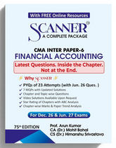Shuchita Scanner CMA Inter Paper-6 Financial Accounting Green Edition