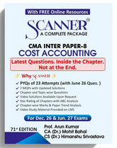 Shuchita Scanner CMA Inter Paper-8 Cost Accounting Green Edition