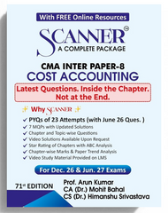 Shuchita Scanner CMA Inter Paper-8 Cost Accounting Green Edition