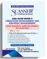 Shuchita Scanner CMA Inter Paper-9 Operations Management & Strategic Management Green Edition