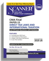 Shuchita Scanner CMA Final Paper - 15 Direct Tax Laws and International Taxation Green Edition.