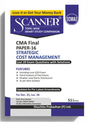 Shuchita Scanner CMA Final Paper - 16 Strategic Cost Management Green Edition.