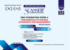 Shuchita Scanner CMA Foundation Paper- 4 Fundamentals of Business Economics and Management Green Edition