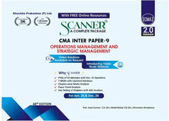 Shuchita Scanner CMA Inter Paper-9 Operations Management & Strategic Management Green Edition