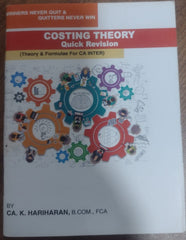 CA Inter (2023 Scheme) Cost and Management Accounting Quick Revision book by CA K Hariharan