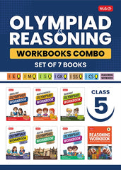 Class 5 ISO-IMO-IEO-ICSO-IGKO-ISSO Olympiad Workbook and Reasoning Book Combo (Set of 7 Books) By MTG Learning