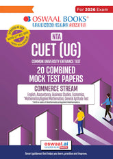 NTA CUET (UG) Mock Test Papers - Commerce Stream (English, Accountancy, Business Studies, Economics, Maths, General Aptitude Test) Book By Oswaal Books