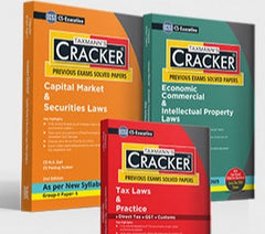 Cracker Combo: Papers 5 to 7 (CMSL, EC & IPL, & Tax) Set of 3 Books for CS Executive (2022 Syllabus) by Taxmann