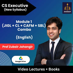 CS Executive (New Syllabus) Module 1 (JIGL + CL + CAFM + SBL) Combo Video Lectures in English (Online)