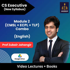 CS Executive (New Syllabus) Module 2 (CMSL + ECPL + TLP) Combo Video Lectures in English (Online)