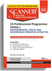 Shuchita Scanner CS Professional Paper-1 Environmental, Social and Governance Principle and Practice Green Edition
