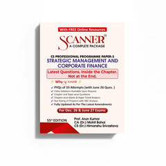 Shuchita Scanner CS Professional Paper-5 Strategic Management and Corporate Finance Green Edition