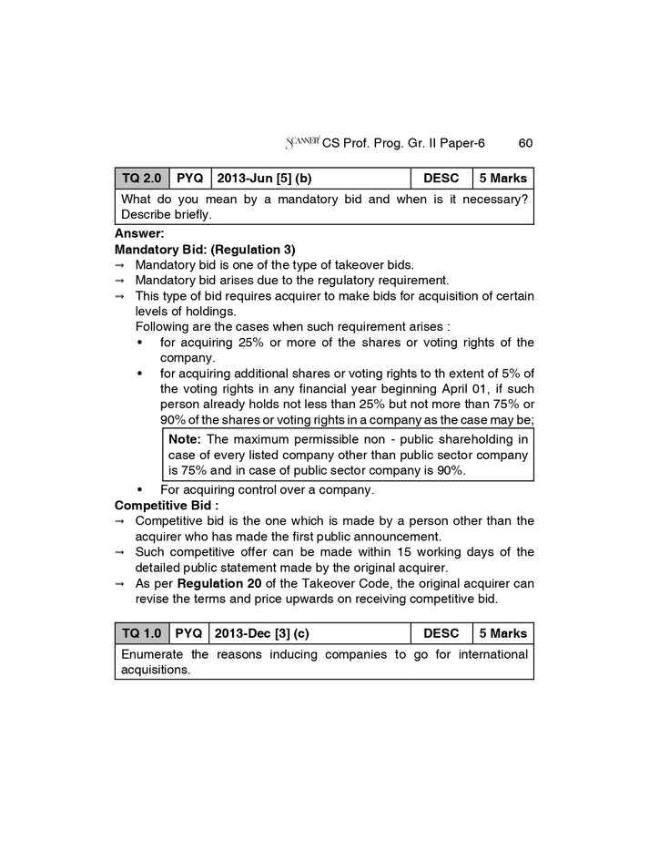 Shuchita Scanner CS Professional Paper-6 Corporate Restructuring, Valuation and Insolvency Green Edition
