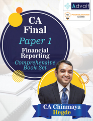 CA Final (Paper 1) Financial Reporting Comprehensive Book Set by CA Chinmaya Hegde