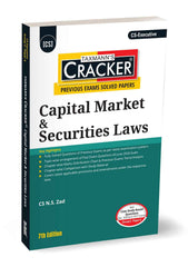 Taxmann Cracker -Capital Market and Securities Laws Book for CS Executive by N.S. Zad