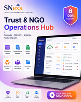 SNexa Trust & NGO Operations Hub – Compliance & Management Software