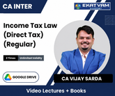 CA Inter Income Tax Law (Direct Tax) (Regular) Video Lectures by CA Vijay Sarda (Google Drive, 2 Times, Unlimited Validity)