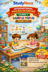 IEO Class 1 Sample Paper 2026–27 | StudyNexa International English Olympiad Practice Book