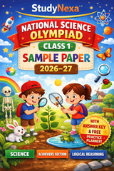 NSO Class 1 Sample Paper 2026–27 | StudyNexa Olympiad Science Practice Book