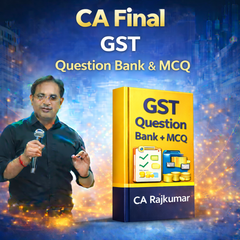 CA Final GST Question Bank & MCQ By CA Rajkumar